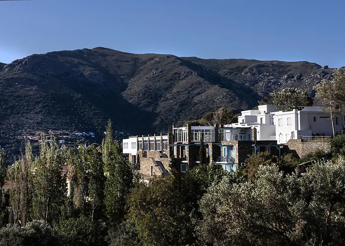 Perla Pool Andros Otel Ménites